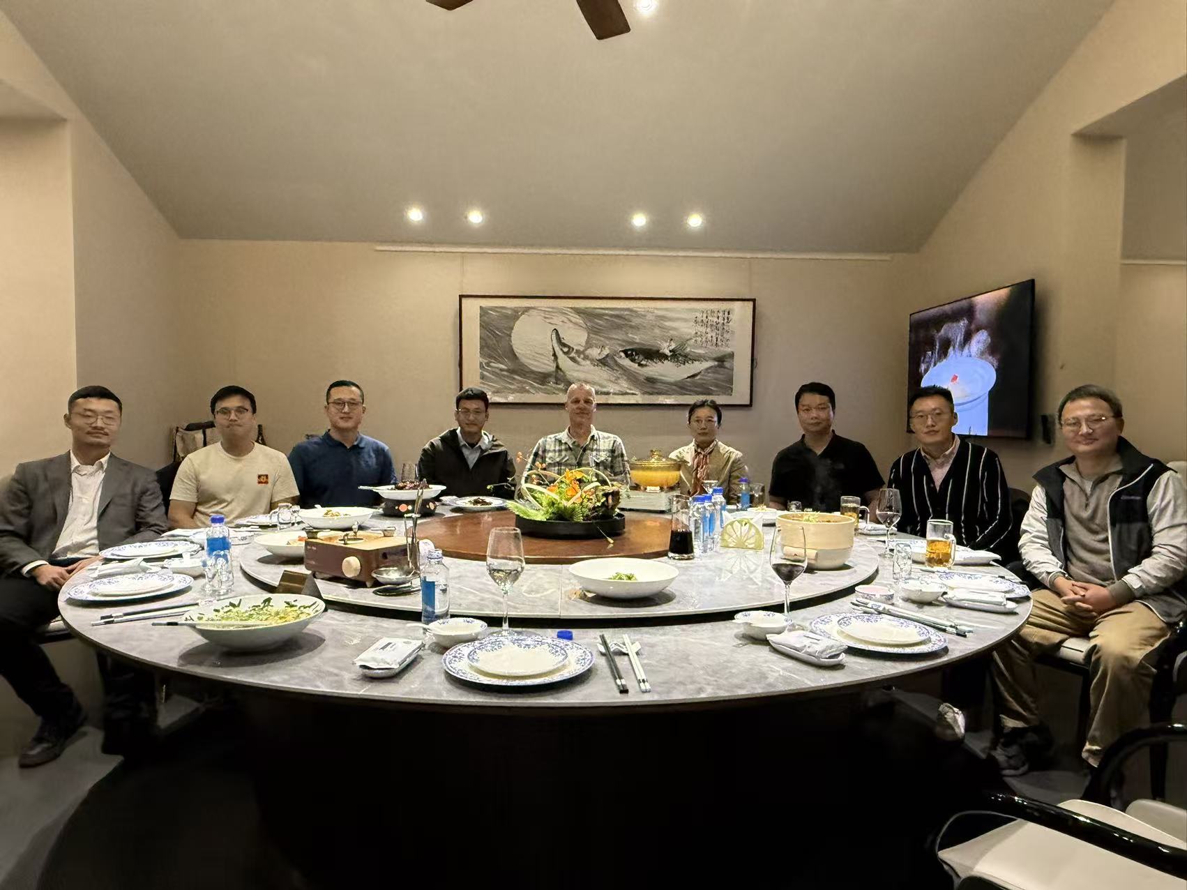 Catching up with friends